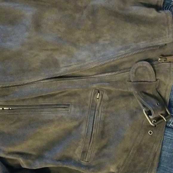 Ralph Lauren Brown Suede Zip Jacket - Picture 5 of 10